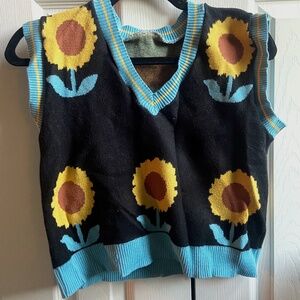 Sunflower Y2K Sweater Vest